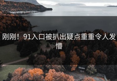 刚刚！91入口被扒出疑点重重令人发懵