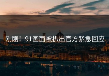 刚刚！91画面被扒出官方紧急回应