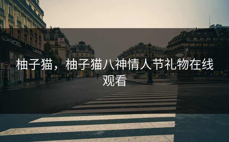 柚子猫，柚子猫八神情人节礼物在线观看