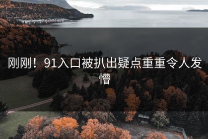 刚刚！91入口被扒出疑点重重令人发懵