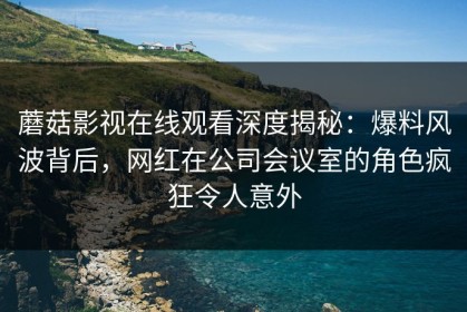 蘑菇影视在线观看深度揭秘：爆料风波背后，网红在公司会议室的角色疯狂令人意外